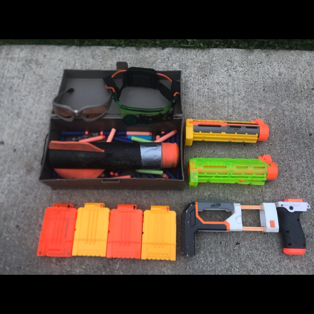 Nerf blasters
